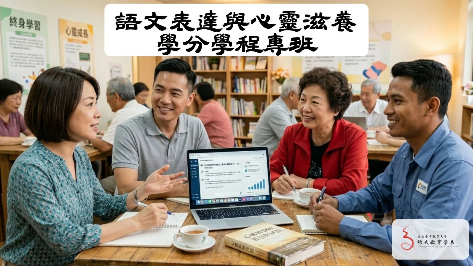 語文表達與心靈滋養學分學程專班 課程海報